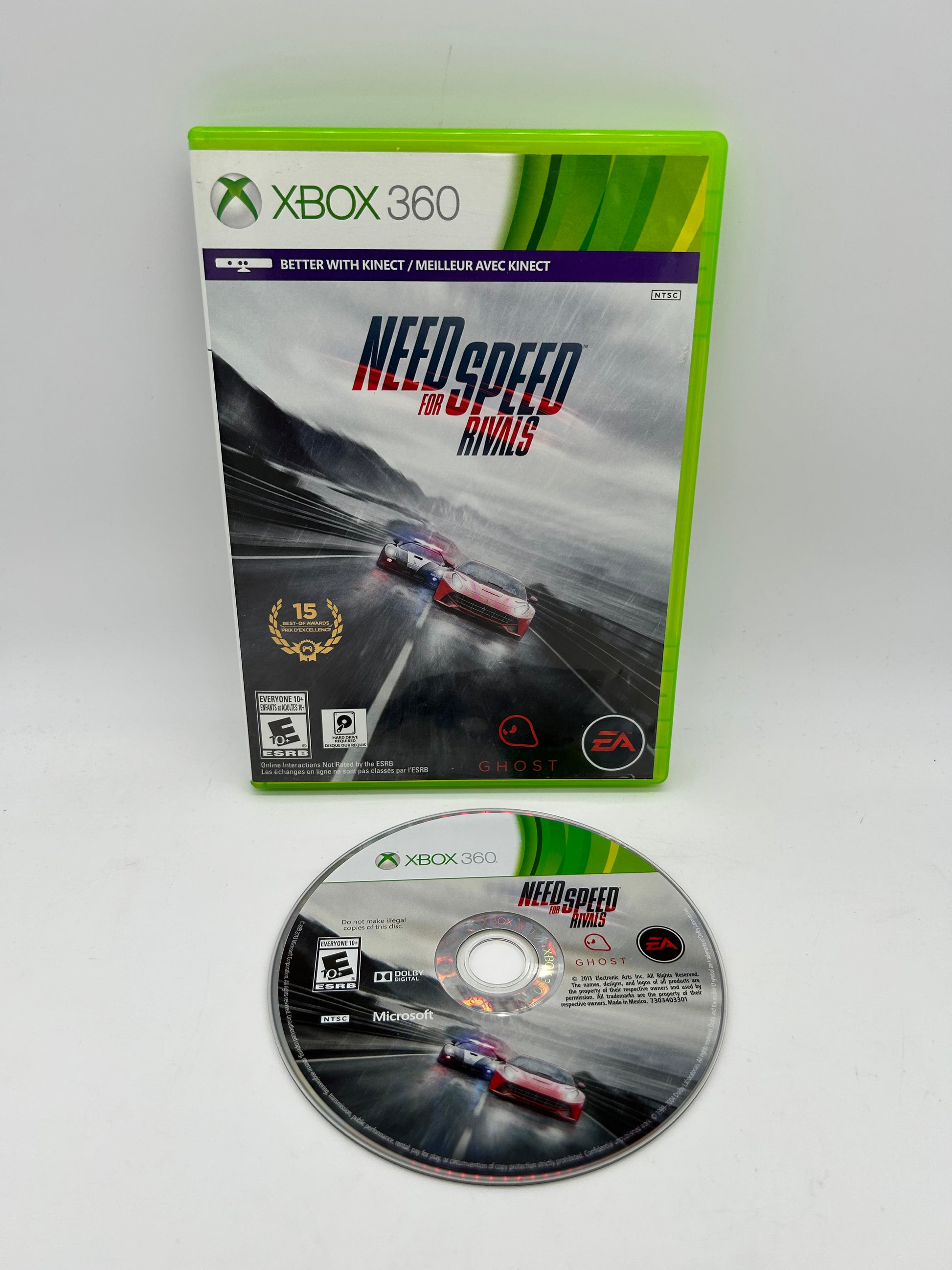 PiXEL-RETRO.COM : MICROSOFT XBOX 360 COMPLETE CIB BOX MANUAL GAME NTSC NEED FOR SPEED RIVALS