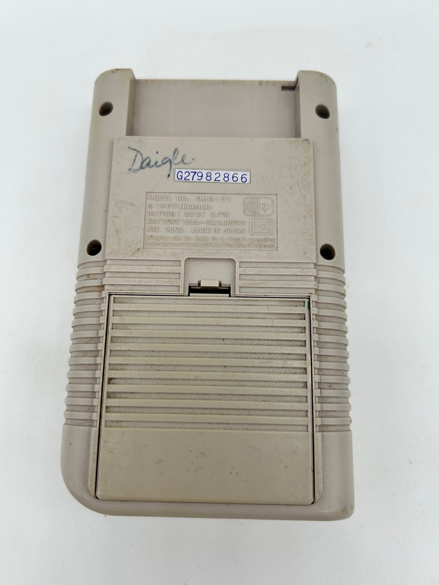 NiNTENDO GAME BOY ORiGiNAL [GB] CONSOLE | MODEL GRAY DMG-01