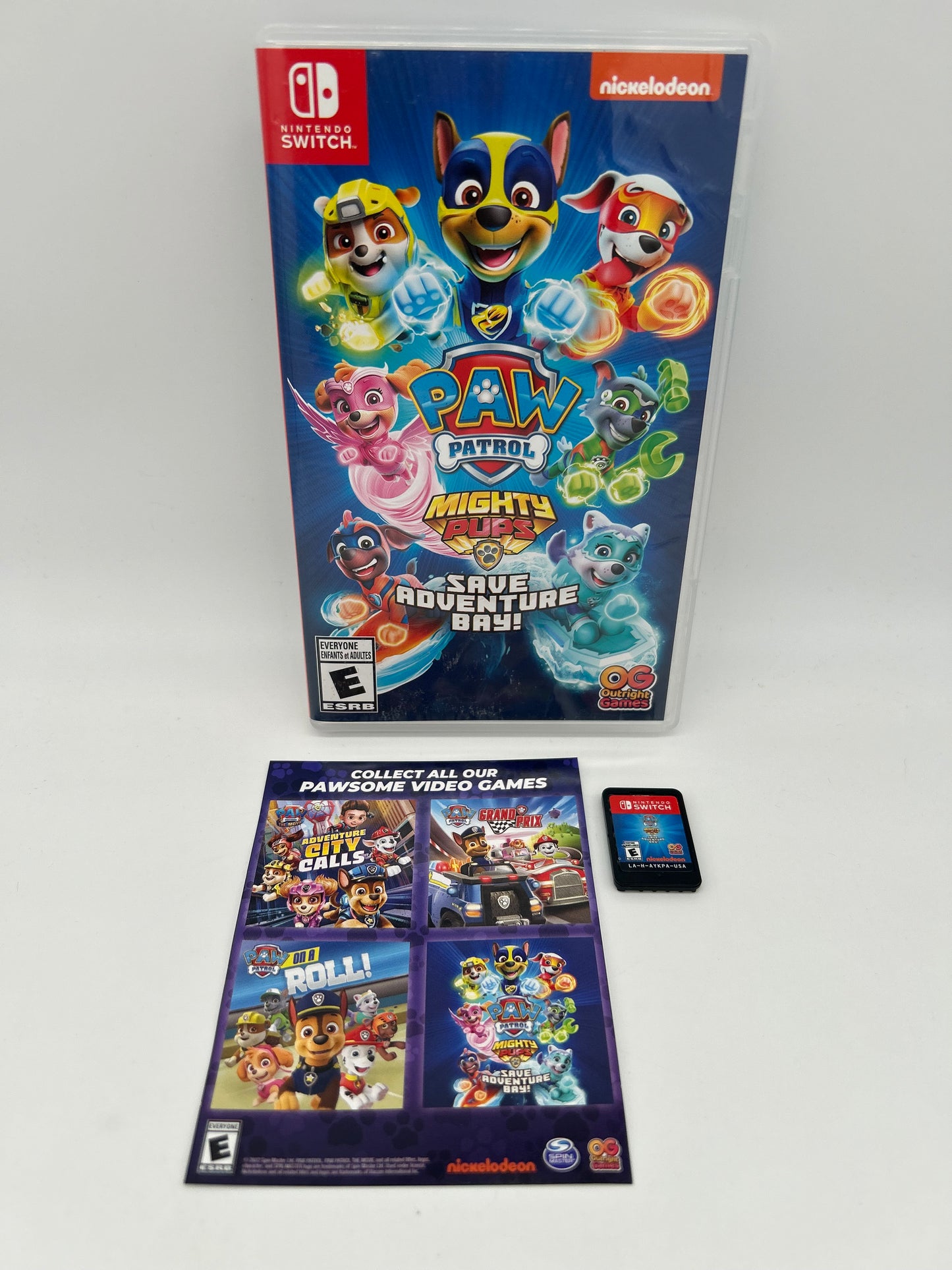 PiXEL-RETRO.COM : NINTENDO SWITCH COMPLETE IN BOX COMPLETE MANUAL GAME NTSC PAW PATROL MIGHTY PUPS SAVE ADVENTURE BAY