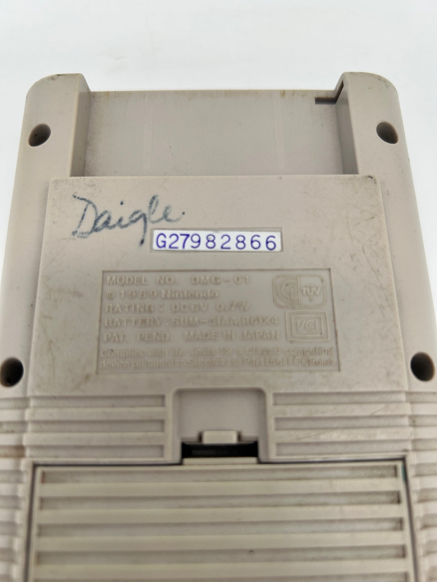 NiNTENDO GAME BOY ORiGiNAL [GB] CONSOLE | MODEL GRAY DMG-01