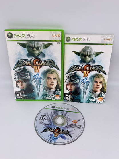 PiXEL-RETRO.COM : MICROSOFT XBOX 360 COMPLETE CIB BOX MANUAL GAME NTSC SOUL CALIBUR IV