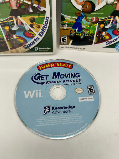 NiNTENDO Wii | JUMPSTART GET MOViNG FAMiLY FiTNESS