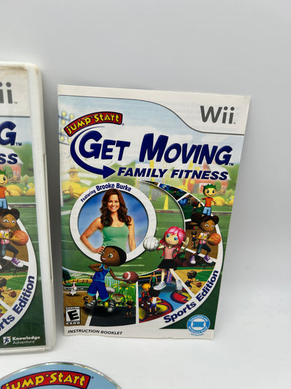 NiNTENDO Wii | JUMPSTART GET MOViNG FAMiLY FiTNESS
