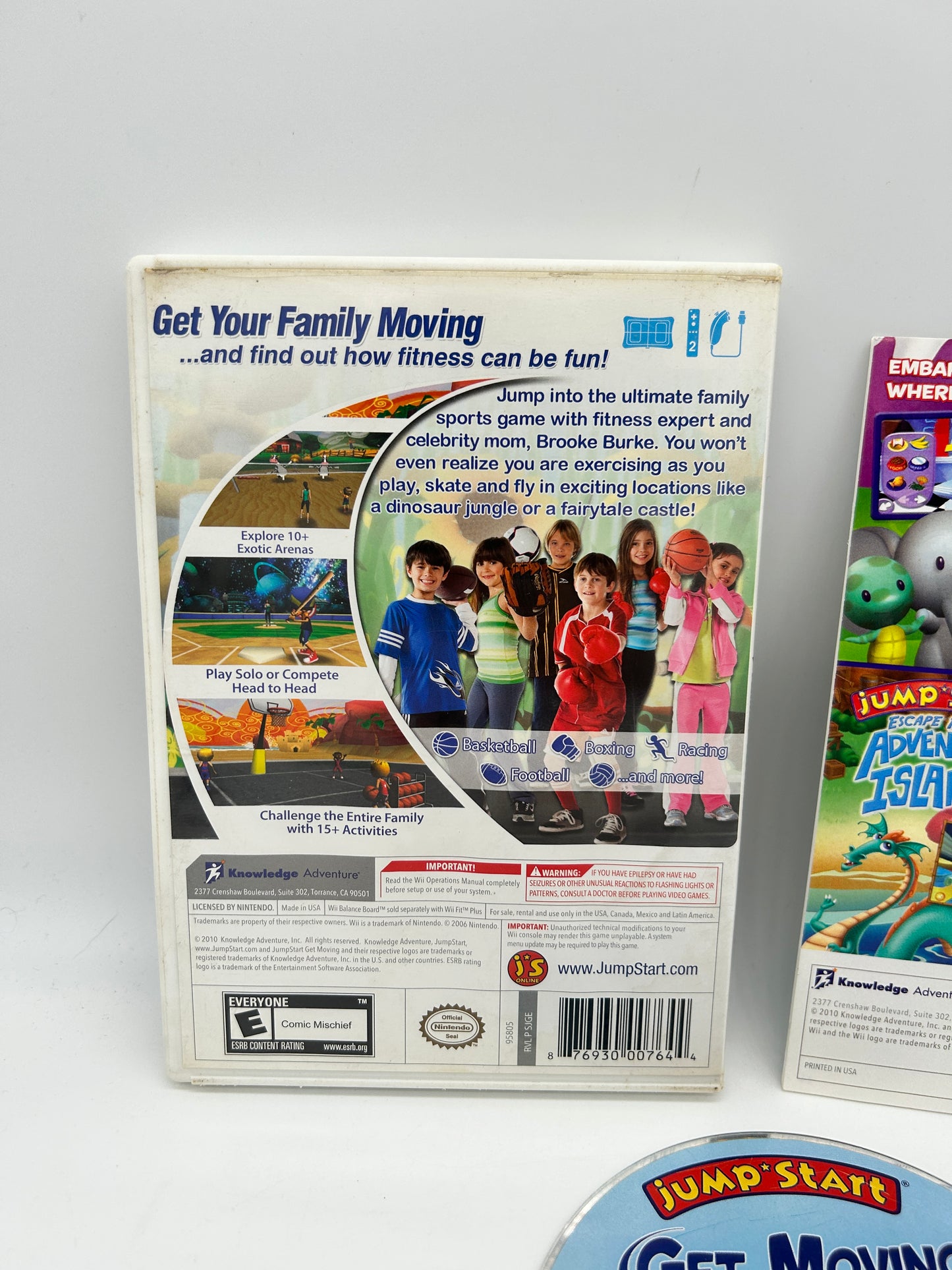 NiNTENDO Wii | JUMPSTART GET MOViNG FAMiLY FiTNESS