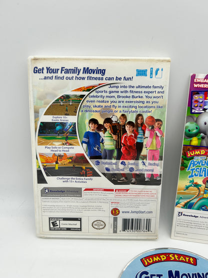 NiNTENDO Wii | JUMPSTART GET MOViNG FAMiLY FiTNESS