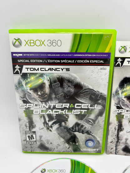 MiCROSOFT XBOX 360 | TOM CLANCYS SPLiNTER CELL BLACKLiST | SPECiAL EDiTiON