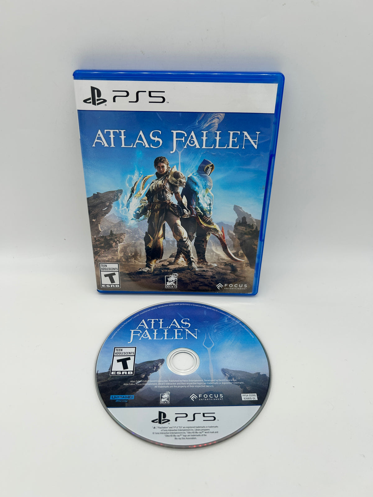 PiXEL-RETRO.COM : SONY PLAYSTATION 5 (PS5) COMPLETE CIB BOX MANUAL GAME NTSC ATLAS FALLEN