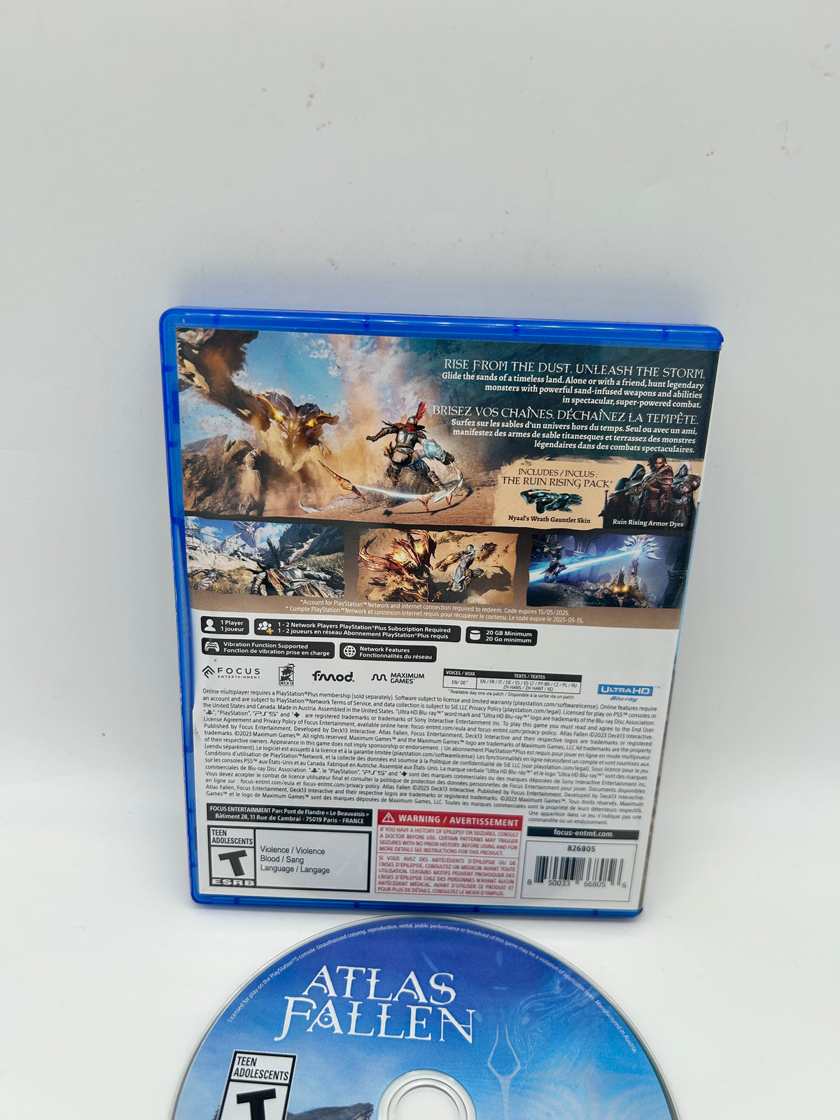 SONY PLAYSTATiON 5 [PS5] | ATLAS FALLEN