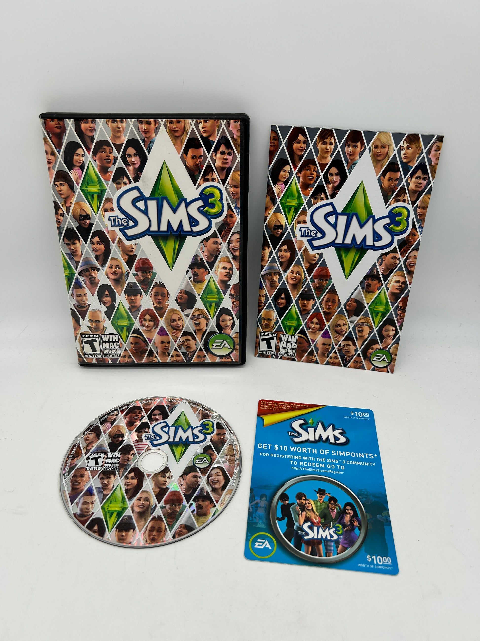 PiXEL-RETRO.COM : COMPUTER (PC) COMPLETE CIB BOX MANUAL GAME NTSC THE SIMS 3