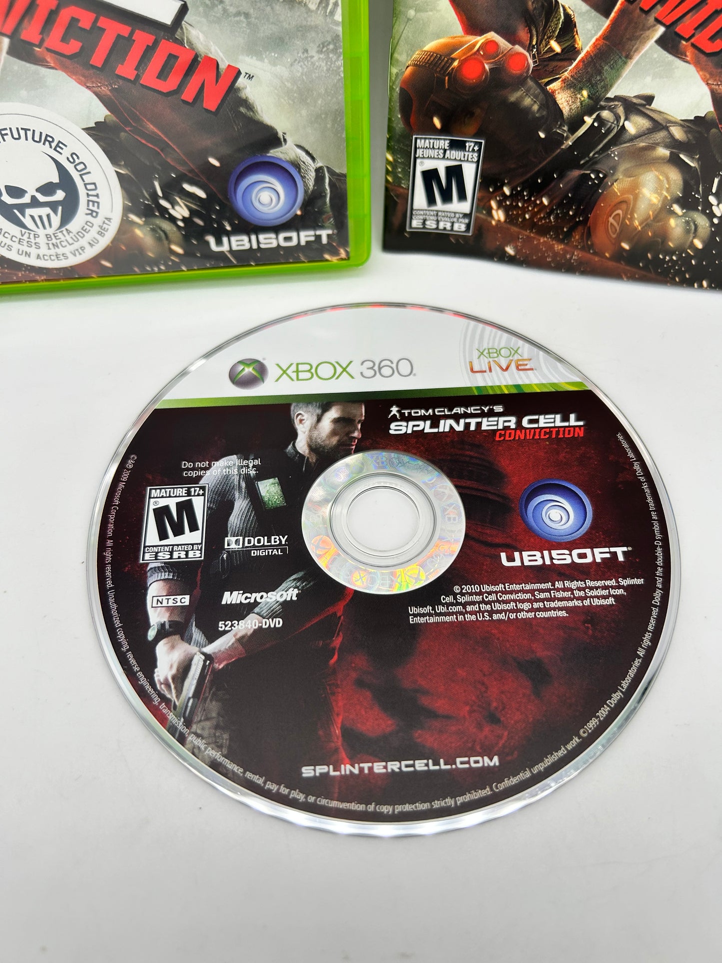 Microsoft XBOX 360 | TOM CLANCYS SPLiNTER CELL CONViCTiON