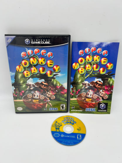 PiXEL-RETRO.COM : NINTENDO GAMECUBE SUPER MONKEY BALL COMPLETE GAME BOX MANUAL NTSC