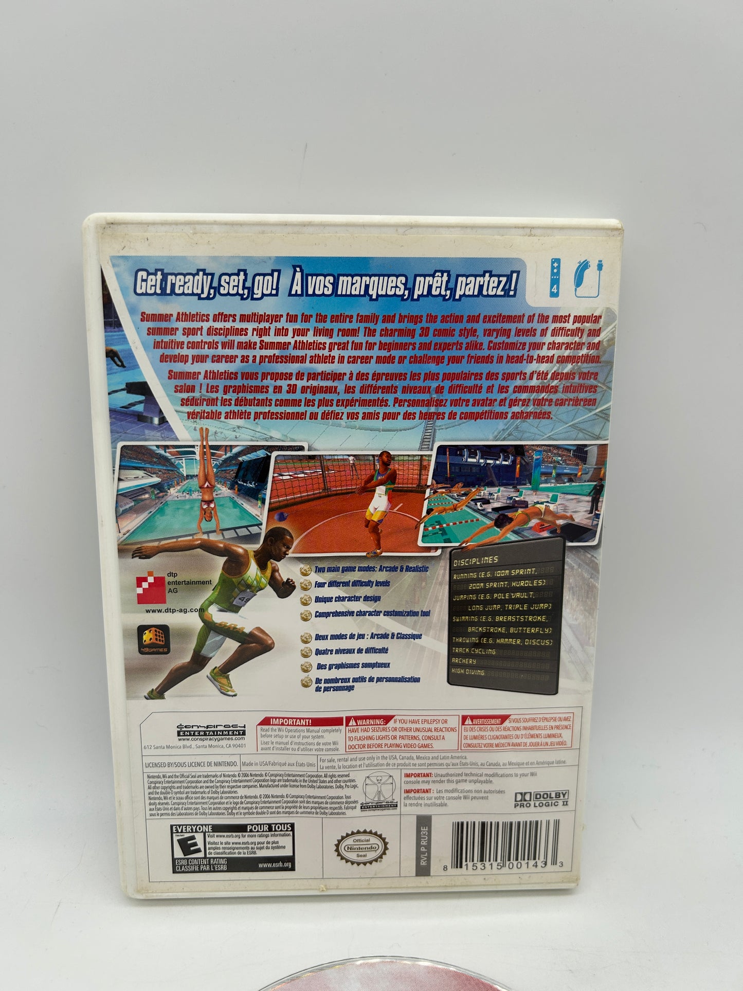 NiNTENDO Wii | SUMMER ATHLETiCS THE ULTiMATE CHALLENGE
