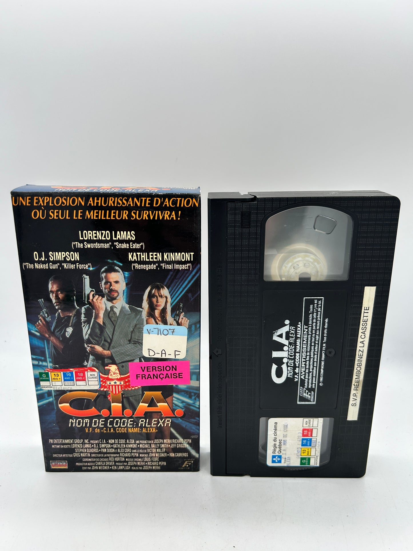 FiLM VHS FRANCAiS | C.i.A. NOM DE CODE ALEXA [CODE NAME]