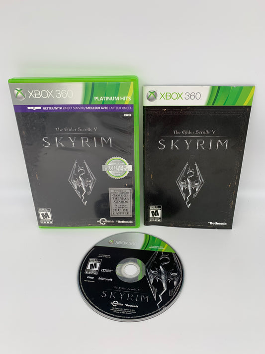 PiXEL-RETRO.COM : MICROSOFT XBOX 360 COMPLETE CIB BOX MANUAL GAME NTSC THE ELDER SCROLLS V SKYRIM