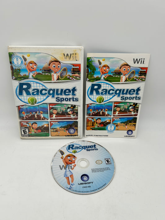 PiXEL-RETRO.COM : NINTENDO WII COMPLET CIB BOX MANUAL GAME NTSC RACQUET SPORTS