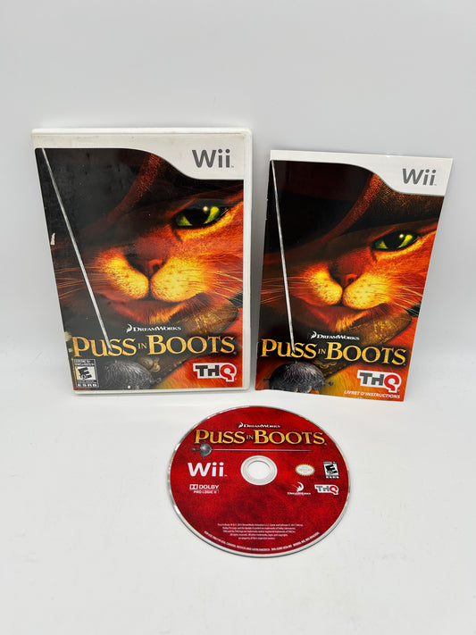 PiXEL-RETRO.COM : NINTENDO WII COMPLET CIB BOX MANUAL GAME NTSC WIPEOUT PUSS IN BOOTS