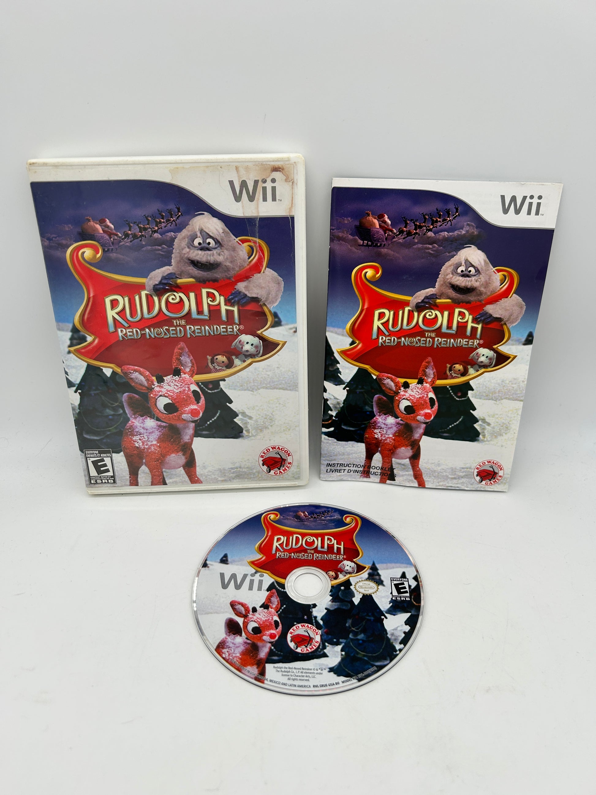 PiXEL-RETRO.COM : NINTENDO WII COMPLET CIB BOX MANUAL GAME NTSC RUDOLPH THE RED-NOSED REINDEER
