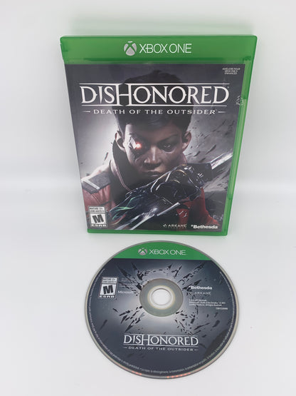 PiXEL-RETRO.COM : MICROSOFT XBOX ONE COMPLETE CIB BOX MANUAL GAME NTSC DISHONORED DEATH OF THE OUTSIDER