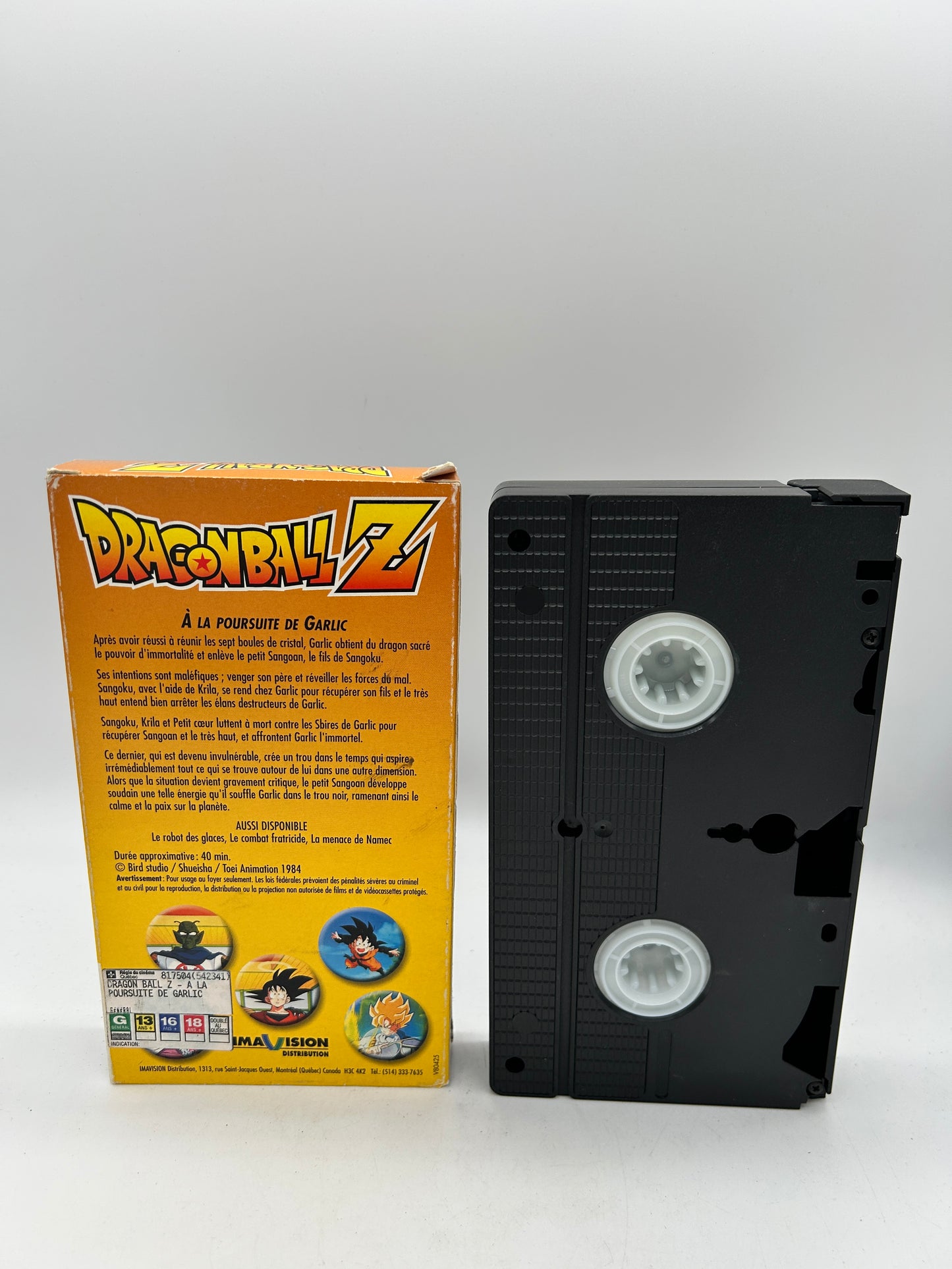 FRENCH VHS MOVIE | DRAGON BALL Z: THE PURSUIT OF GARLIC