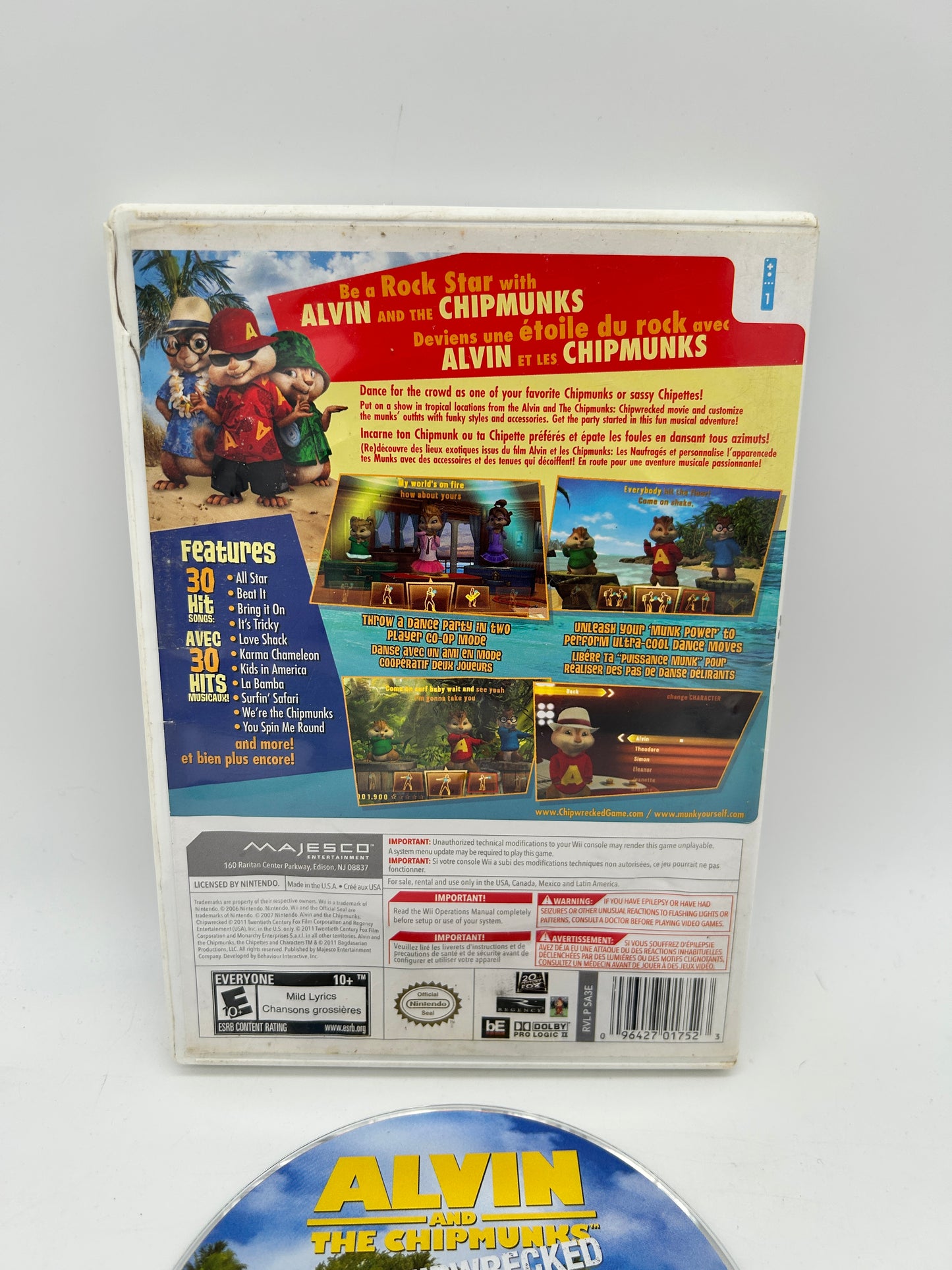 NiNTENDO Wii | ALViN AND THE CHiPMUNKS CHiPWRECKED