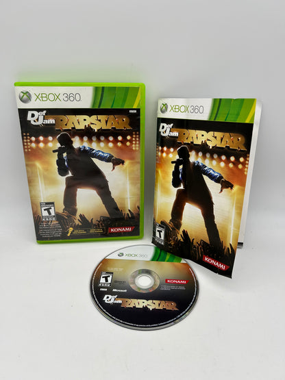 PiXEL-RETRO.COM : MICROSOFT XBOX 360 COMPLETE CIB BOX MANUAL GAME NTSC DEF JAM RAPSTAR