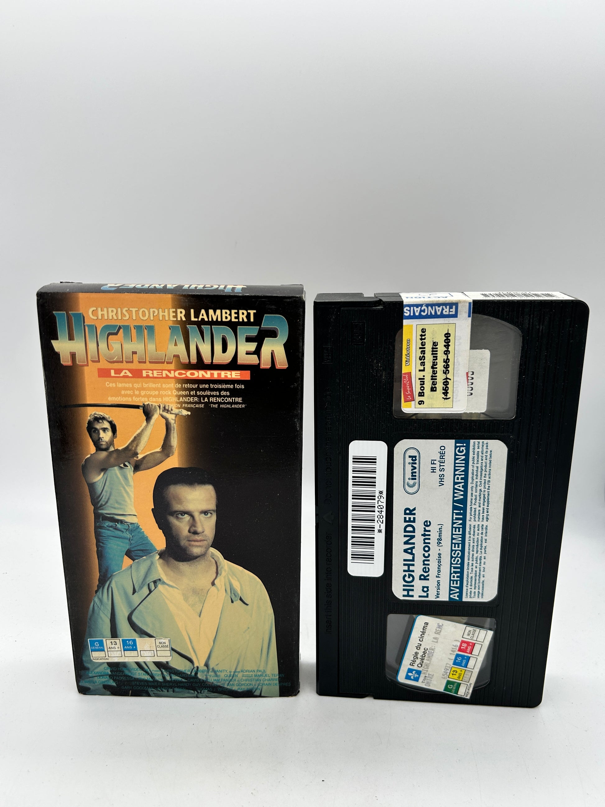 FiLM VHS FRANCAiS | HiGHLANDER LA RENCONTRE [THE]