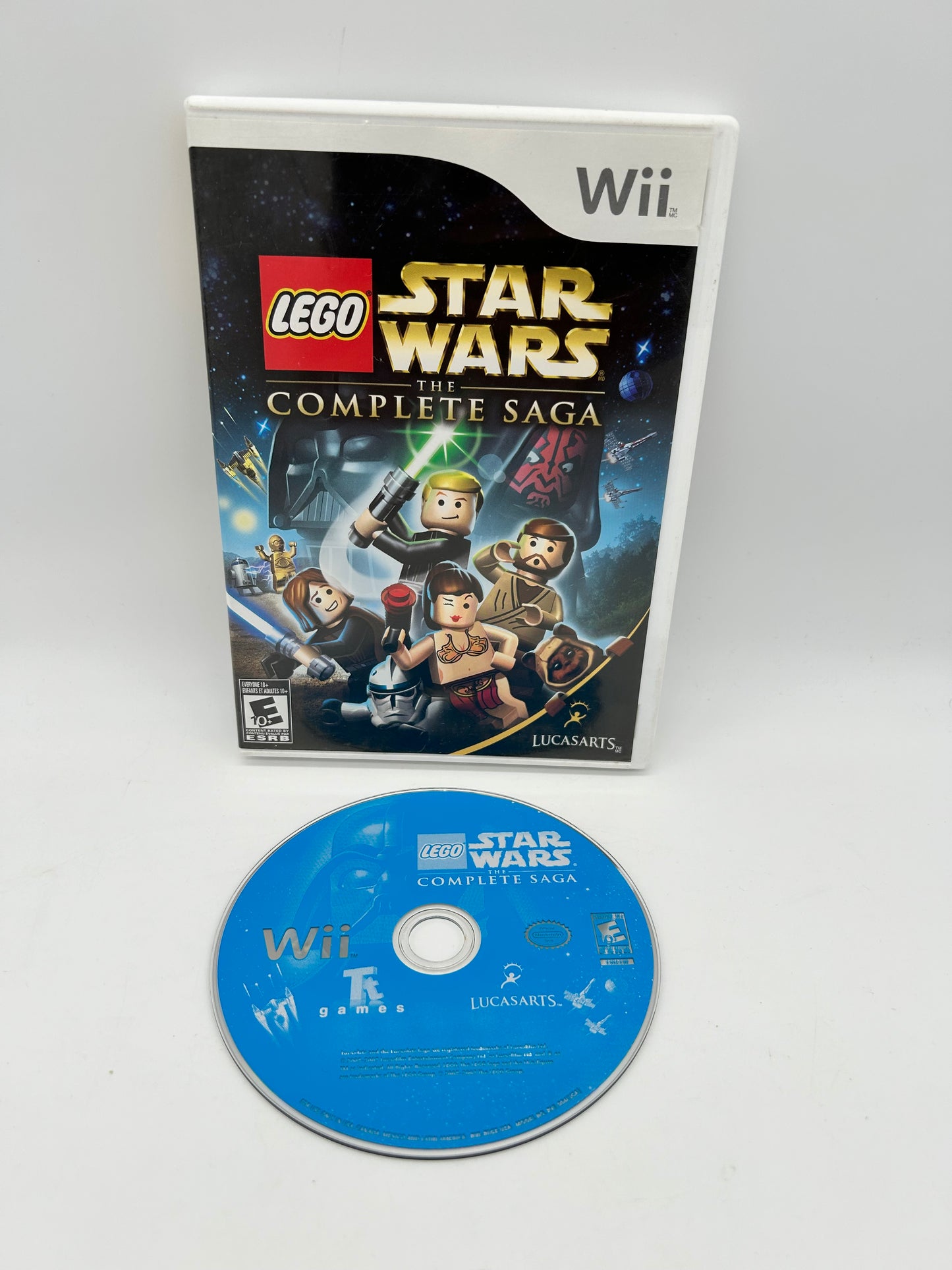 PiXEL-RETRO.COM : NINTENDO WII COMPLET CIB BOX MANUAL GAME NTSC LEGO STAR WARS THE COMPLETE SAGA