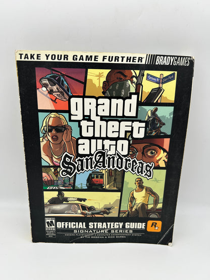 PiXEL-RETRO.COM : BOOKS STRATEGY PLAYER'S GUIDE WALKTHROUGH OFFICIAL BRADYGAMES GRAND THEFT AUTO SAN ANDREAS