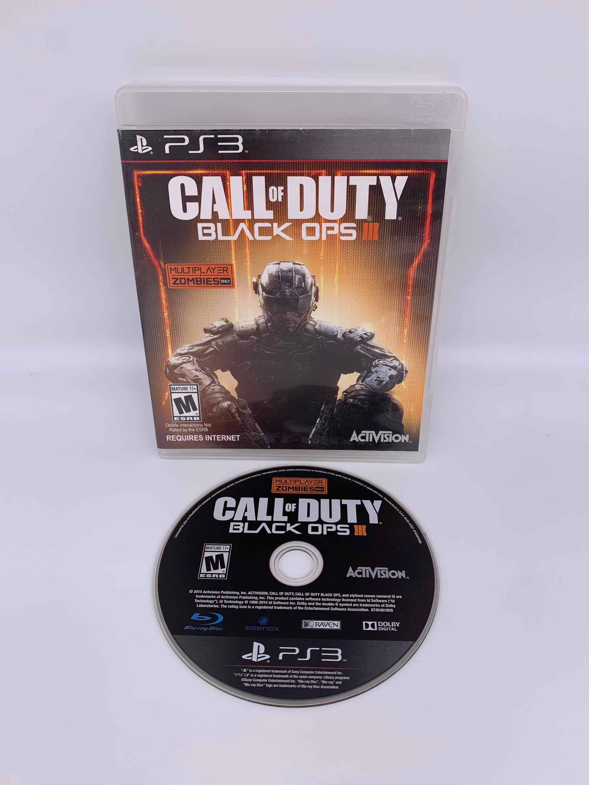 PiXEL-RETRO.COM : SONY PLAYSTATION 3 (PS3) COMPLET CIB BOX MANUAL GAME NTSC CALL OF DUTY BLACK OPS III 3