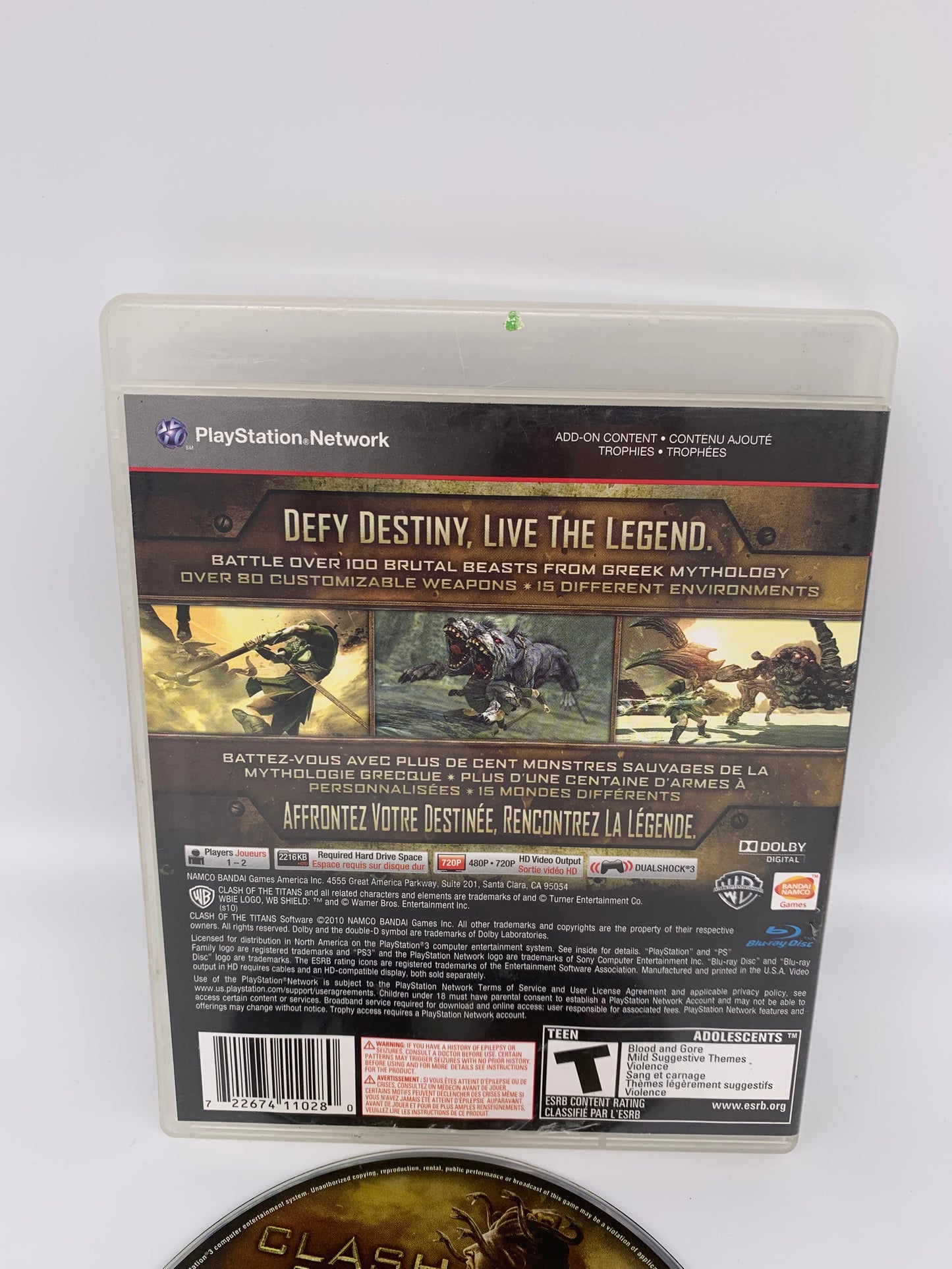 SONY PLAYSTATiON 3 [PS3] | CLASH OF THE TiTANS THE VIDEOGAME