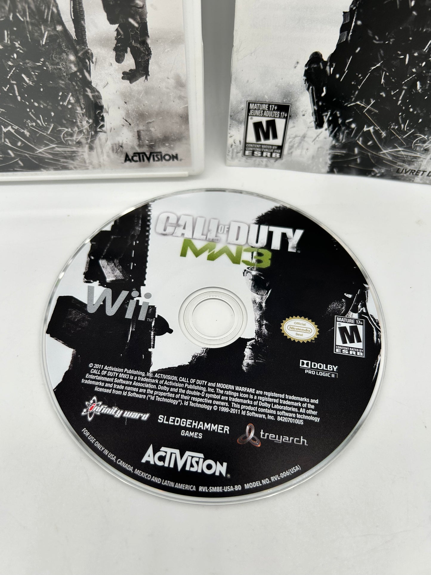 NiNTENDO Wii | CALL OF DUTY MODERN WARFARE 3 MW3