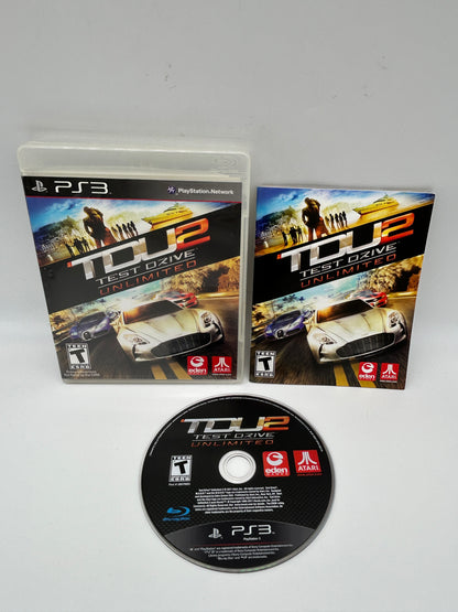 PiXEL-RETRO.COM : SONY PLAYSTATION 3 (PS3) COMPLET CIB BOX MANUAL GAME NTSC TEST DRIVE UNLIMITED 2 TOU
