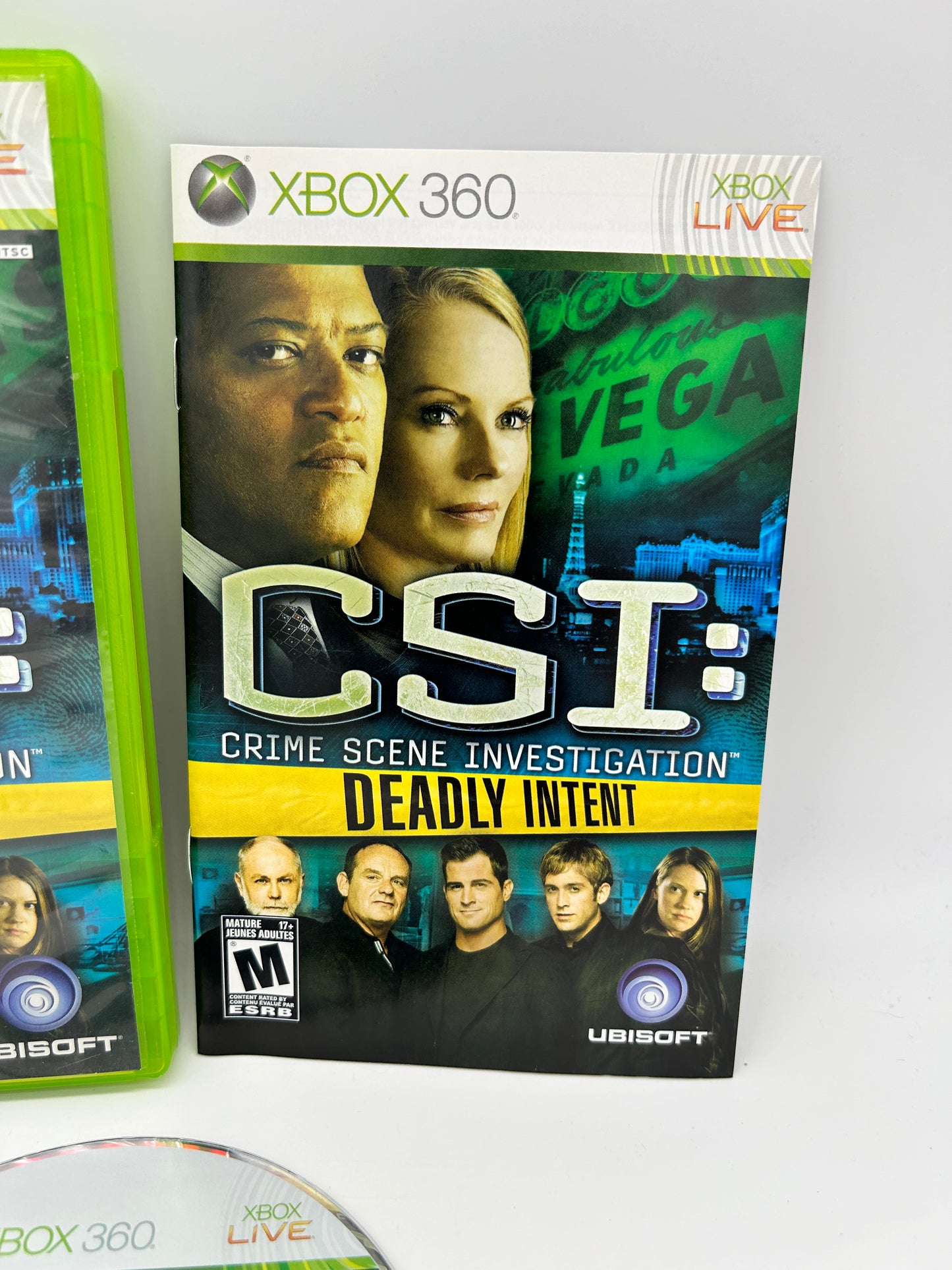 MiCROSOFT XBOX 360 | CSi : CRiME SCENE iNVESTiGATiON DEADLY iNTENT