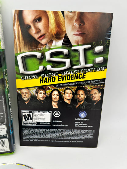 MiCROSOFT XBOX 360 | CSi : CRiME SCENE iNVESTiGATiON DEADLY iNTENT