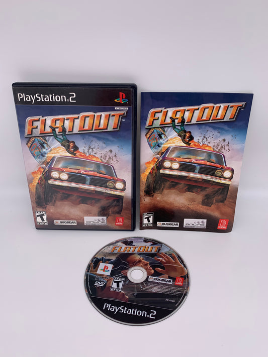PiXEL-RETRO.COM : SONY PLAYSTATION 2 (PS2) COMPLET CIB BOX MANUAL GAME NTSC FLATOUT 
