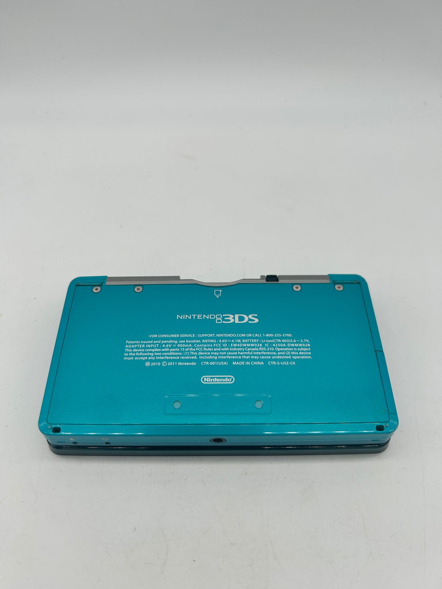 NiNTENDO 3DS CONSOLE | MODEL BLUE AQUA BLUE CTR-001(USA)