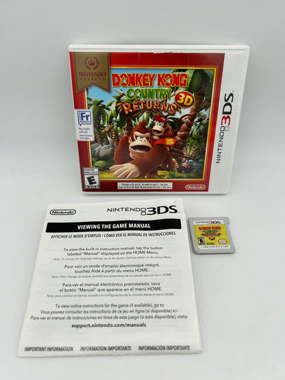 PiXEL-RETRO.COM : NINTENDO 3DS (3DS) COMPLET CIB BOX MANUAL GAME NTSC DONKEY KONG COUNTRY RETURNS 3D