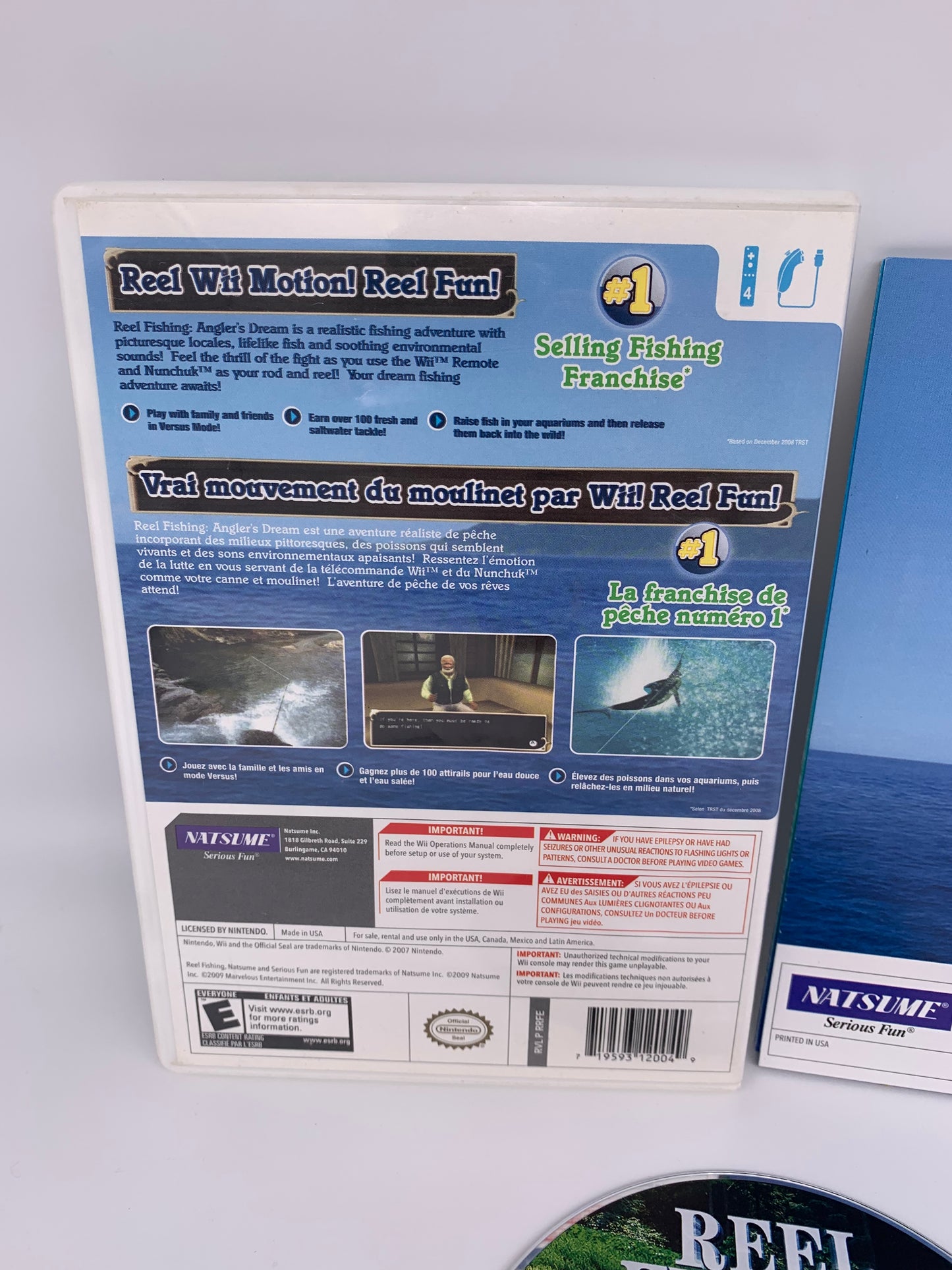 NiNTENDO Wii | REEL FiSHiNG ANGLERS DREAM