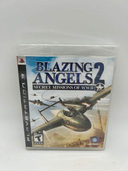 PiXEL-RETRO.COM : SONY PLAYSTATION 3 (PS3) COMPLET CIB BOX MANUAL GAME NTSC BLAZING ANGELS 2 SECRET MISSIONS OF WWII