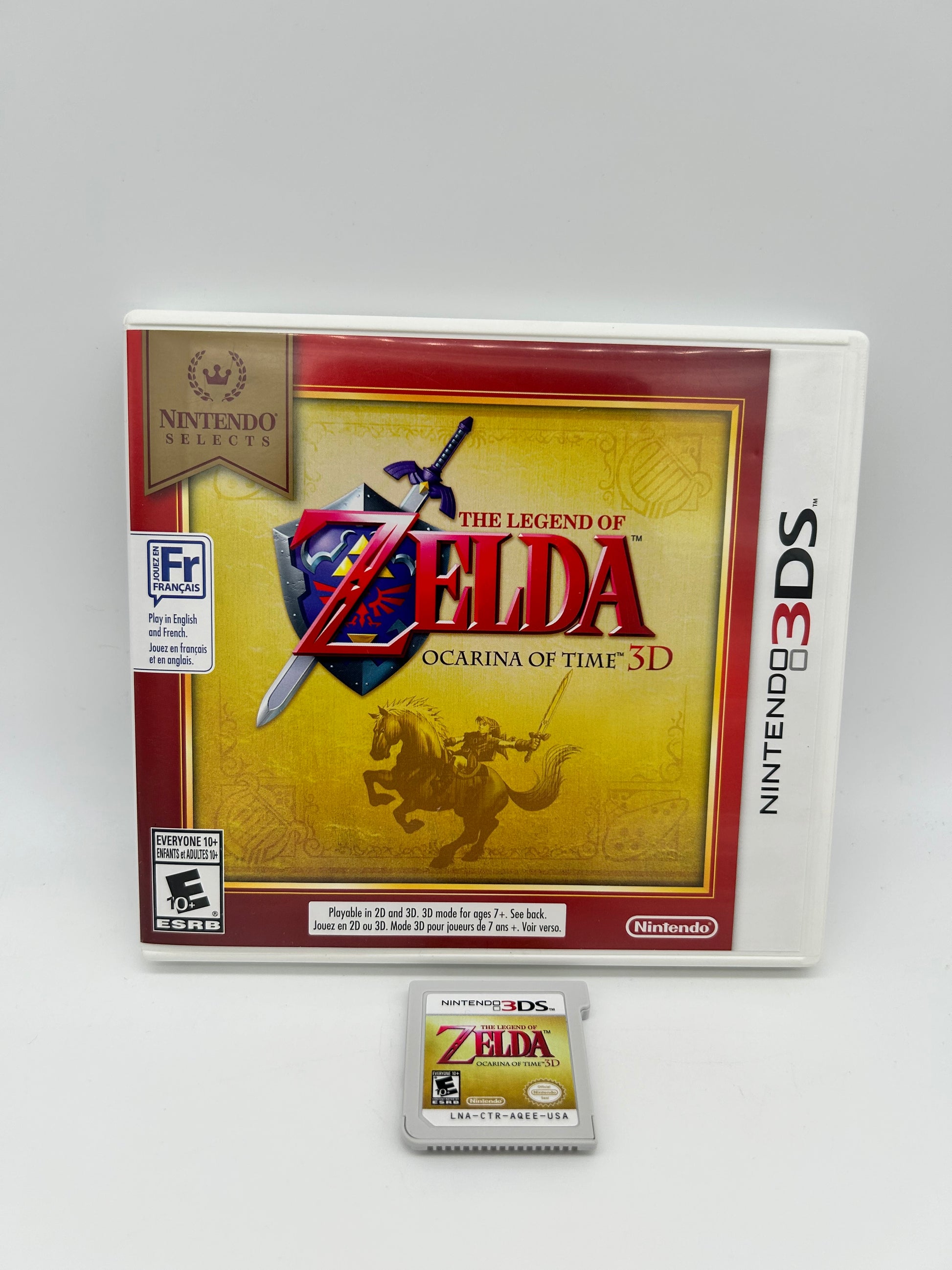 PiXEL-RETRO.COM : NINTENDO 3DS (3DS) THE LEGEND OF ZELDA : OCARINA OF TIME 3D COMPLETE CIB BOX MANUAL GAME NTSC