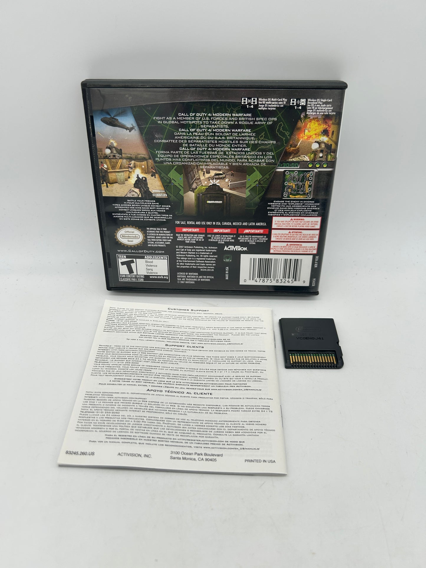 NINTENDO DS | CALL OF DUTY 4 MODERN WARFARE