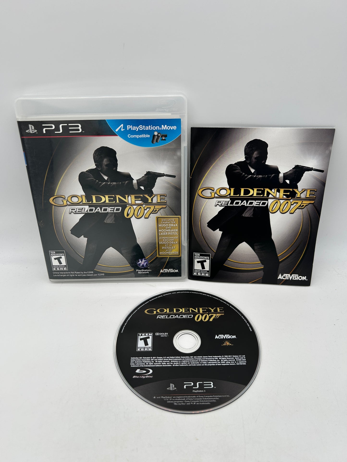 PiXEL-RETRO.COM : SONY PLAYSTATION 3 (PS3) COMPLET CIB BOX MANUAL GAME NTSC 007 GOLDENEYE RELOADED