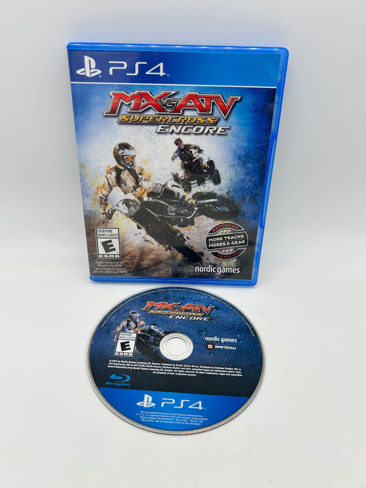 PiXEL-RETRO.COM : SONY PLAYSTATION 4 (PS4) COMPLETE CIB BOX MANUAL GAME NTSC MX VS ATV SUPERCROSS ENCORE