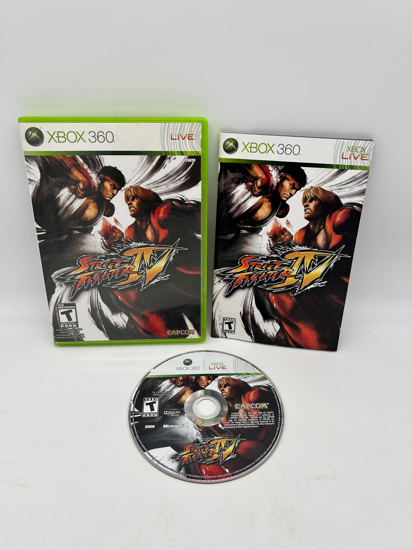 PiXEL-RETRO.COM : MICROSOFT XBOX 360 COMPLETE CIB BOX MANUAL GAME NTSC STREET FIGHTER IV