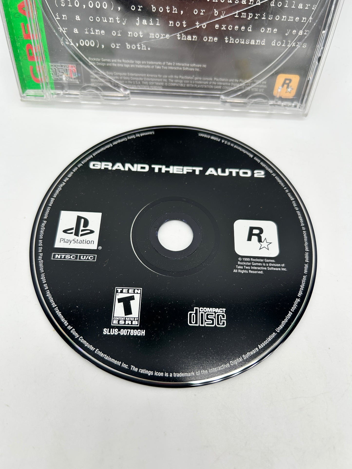 SONY PLAYSTATiON [PS1] | GRAND THEFT AUTO 2 | GREATEST HiTS