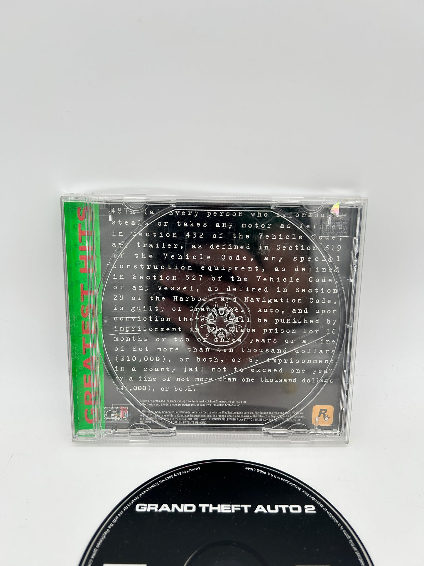SONY PLAYSTATiON [PS1] | GRAND THEFT AUTO 2 | GREATEST HiTS