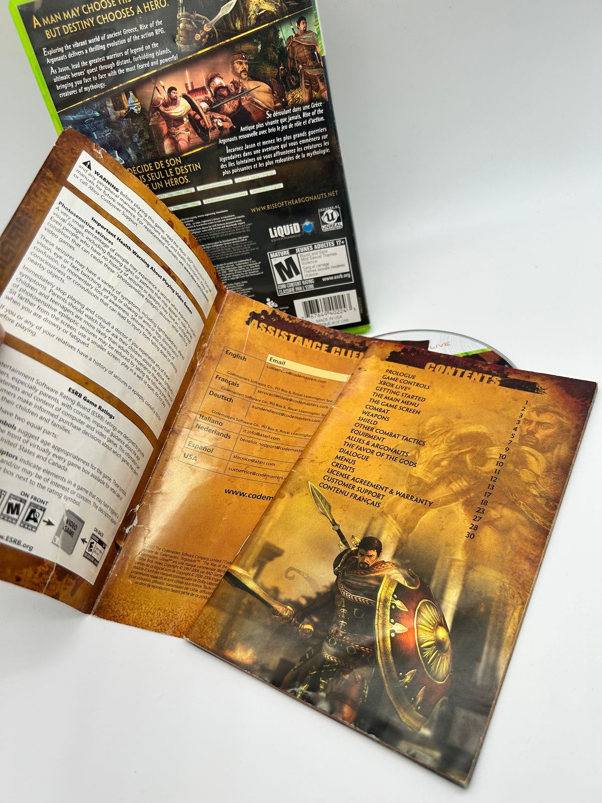 MiCROSOFT XBOX 360 | RiSE OF THE ARGONAUTS
