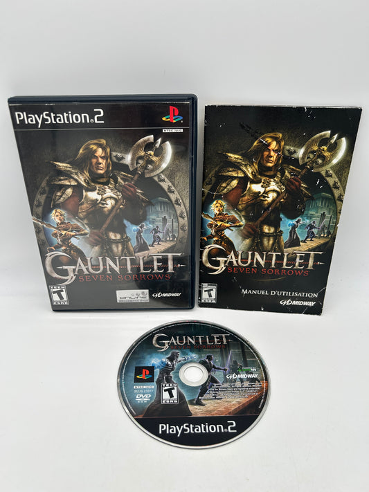 PiXEL-RETRO.COM : SONY PLAYSTATION 2 (PS2) COMPLET CIB BOX MANUAL GAME NTSC GAUNTLET SEVEN SORROWS