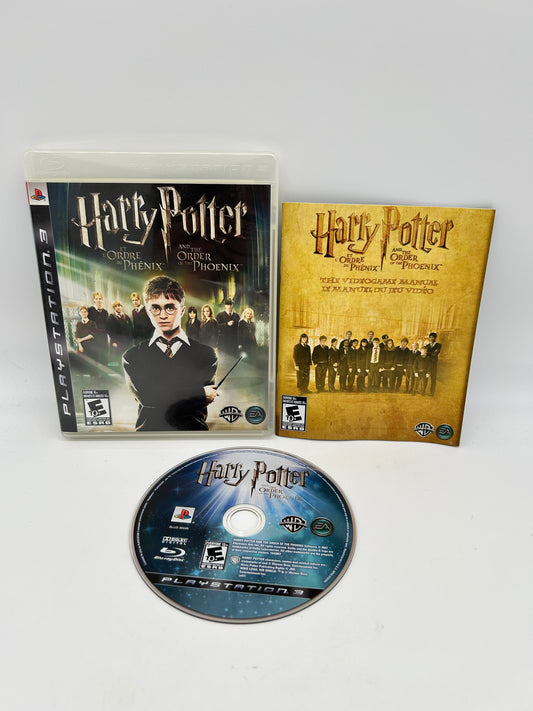 PiXEL-RETRO.COM : SONY PLAYSTATION 3 (PS3) COMPLET CIB BOX MANUAL GAME NTSC HARRY POTTER AND THE ORDER OF THE PHOENIX