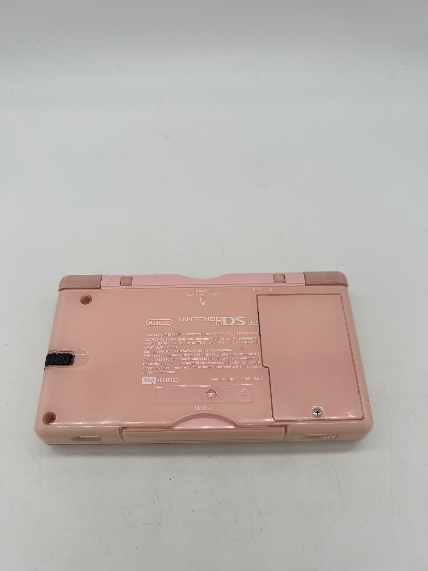 NINTENDO DS LITE CONSOLE | CORAL PINK MODEL USG-001